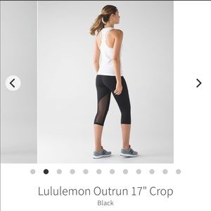 Lululemon Outrun 17” Crop